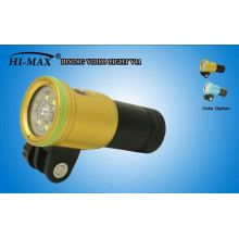 HI-MAX V11 2400 Lumen 140 Grad Weitwinkel Power Indikator Schalter Großhandel Tauchausrüstung zum Verkauf